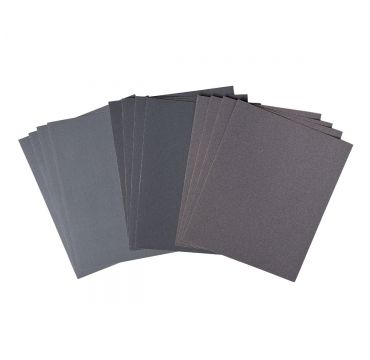 Angelus Multi-Purpose Wet Sandpaper ca 11x14cm - 12 Sheets